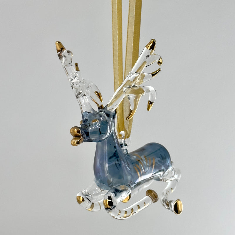 Reindeer - Egyptian Hand Blown Glass Ornament