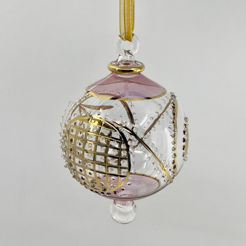 Large Globe - Egyptian Hand Blown Glass Ornament