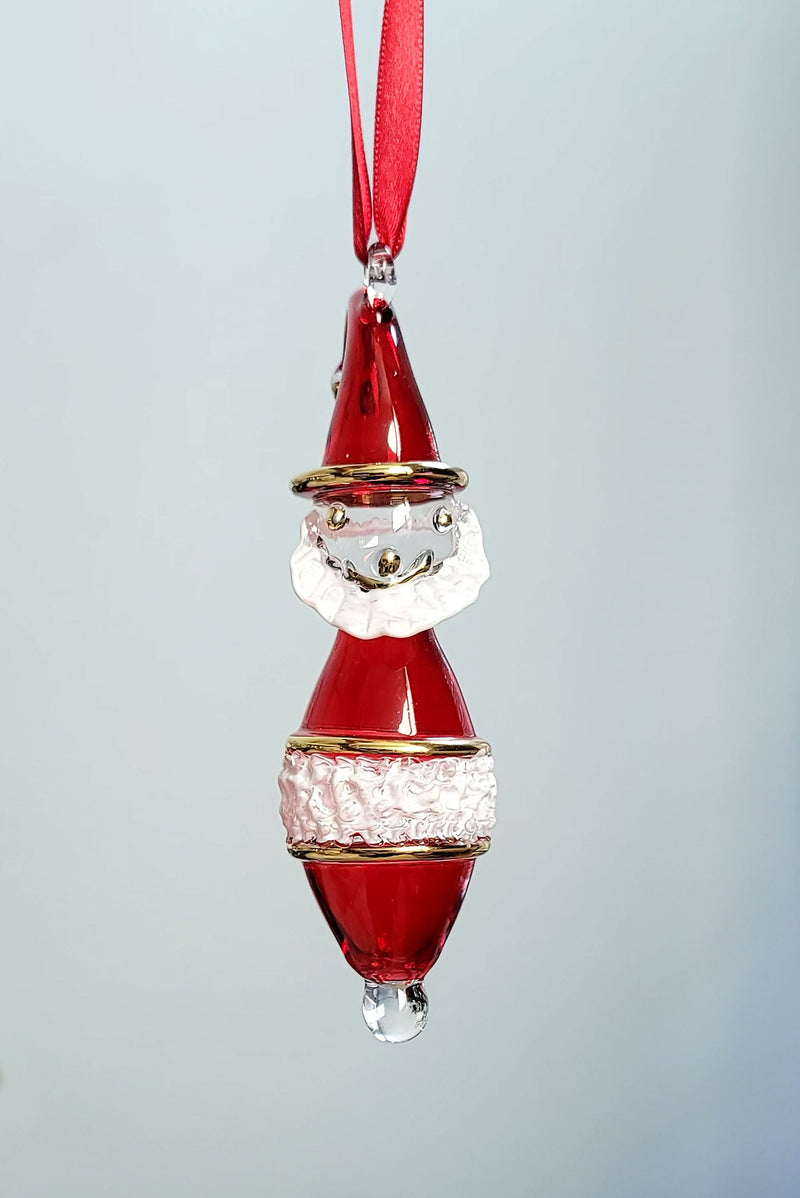 Santa Claus Ornament- Egyptian Hand Blown Glass