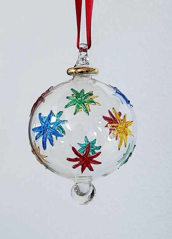 Globe - Egyptian Hand Blown Glass Ornament