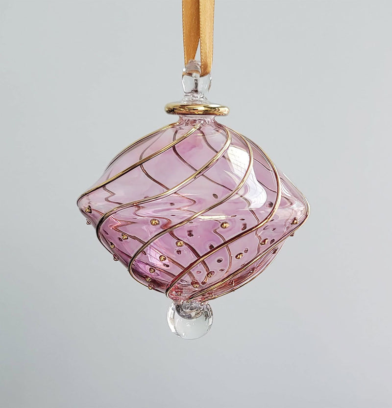 Swirl - Egyptian Handblown Glass Ornament