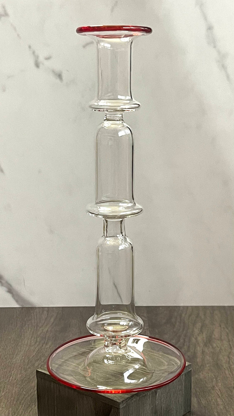 Egyptian Handblown Double Bell Candle Stick