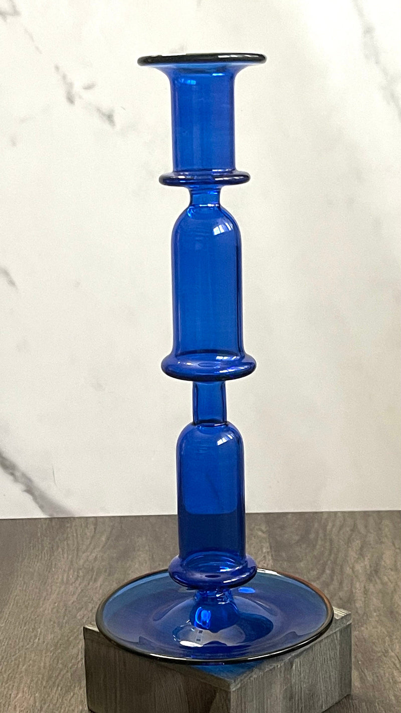 Egyptian Handblown Double Bell Candle Stick