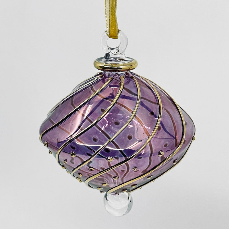 Swirl - Egyptian Handblown Glass Ornament