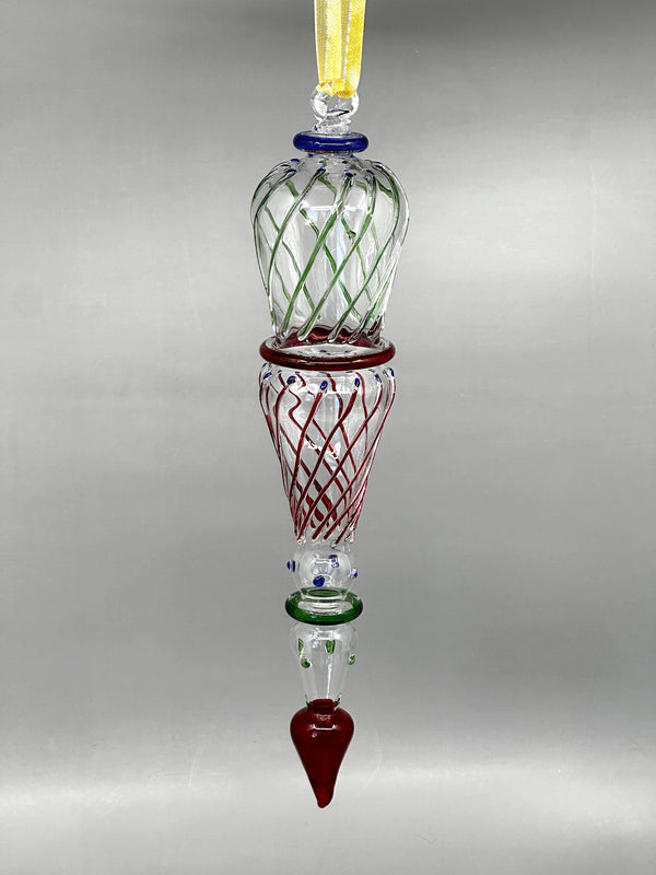 Multi Color Specter Ornaments - Egyptian Hand Blown