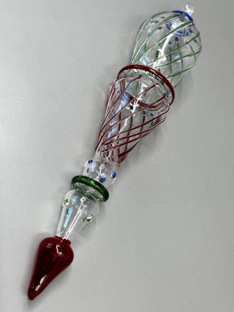 Multi Color Specter Ornaments - Egyptian Hand Blown