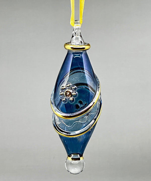 Teardrop Ornament - Egyptian Hand Blown Glass