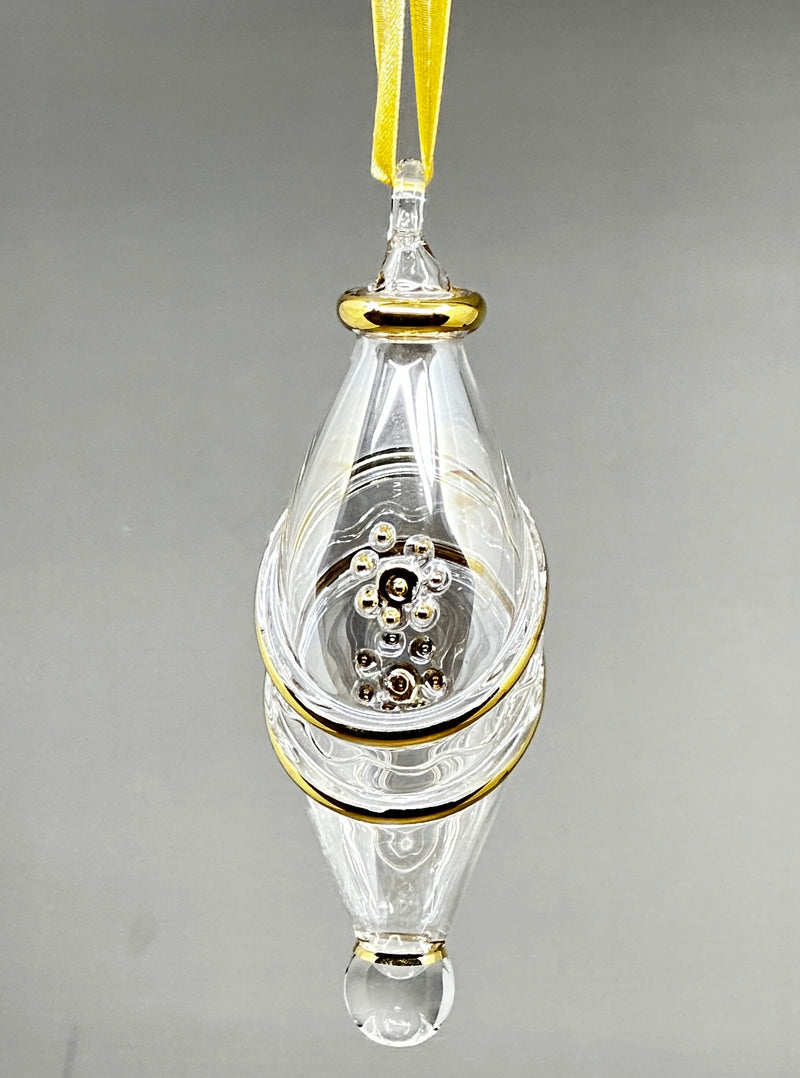 Teardrop Ornament - Egyptian Hand Blown Glass