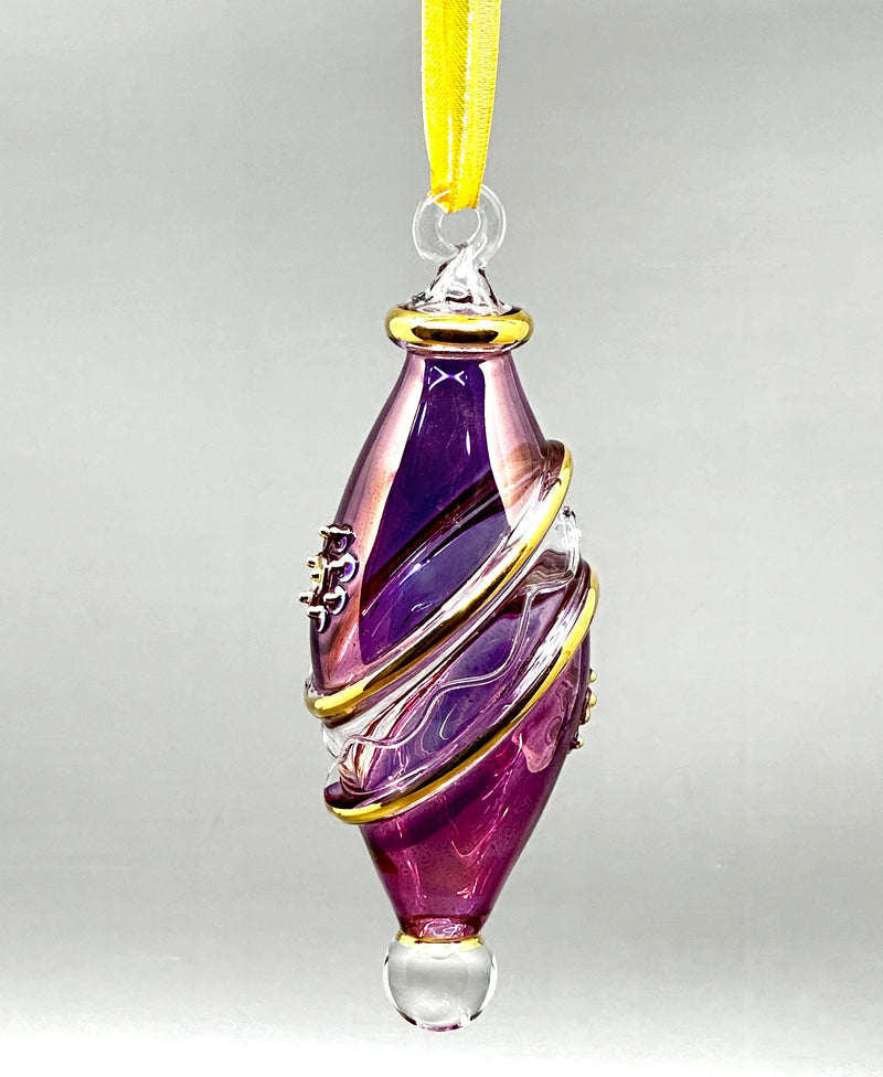 Teardrop Ornament - Egyptian Hand Blown Glass