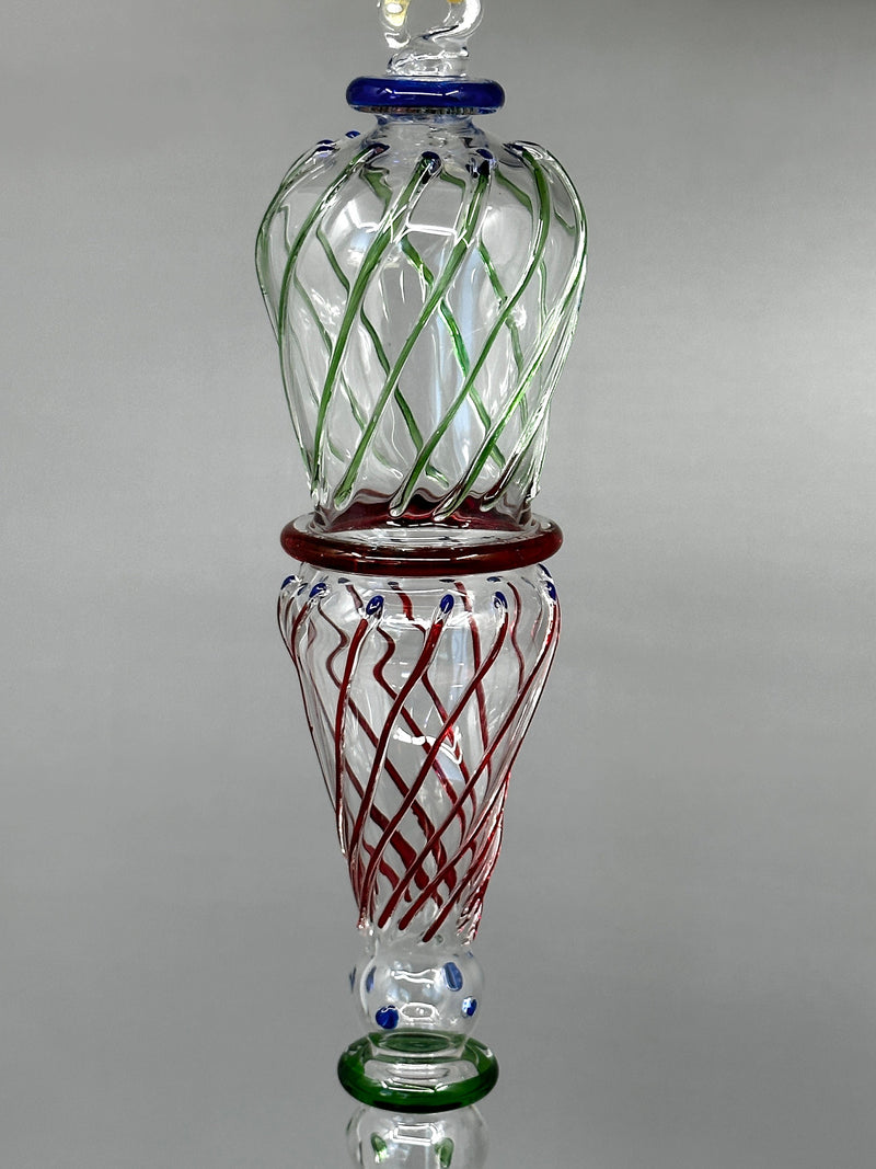 Multi Color Specter Ornaments - Egyptian Hand Blown